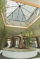 Casa Tortuga - atrium sculpture