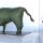 CAVE BULL (MEDIUM) size: 48" x 28" x 12" weight: 160 lbs   cast bronze 