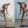 JUST GOTTA DANCE (MEDIUM) 36"x12"x6" (each figure) cast bronze 120 lbs