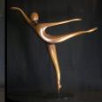 ARABESQUE (SMALL)   size: 24" x 21" x 3.5" weight: 16 lbs  cast bronze   