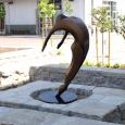 ARCHED DANCER 4 FT (MEDIUM)   size: 48 x 32 x 10" (figure only; base size varies)    weight: 160 lbs   cast bronze 