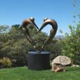 ARCHED DANCERS II 6 FT 70"x70"x18" (excluding base) cast bronze 300 lbs 