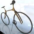 BICYCLE (medium)  size: 45” x 36” x 6”  weight: 60 lbs  cast bronze