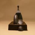 RECLINING FIGURE B2 (miniature) size: 7" x 5" x 3.5"  weight: 3 lbs  cast bronze 
