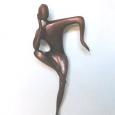 BALANCE (SMALL) 12"x5"x2.5" (bases vary) cast bronze 12 lbs