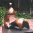 CICI (small)  size: 24" x 23" x 11"  weight: 38 lbs  cast bronze