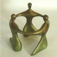 CIRCLET [miniature]  size: 6' x 6" x 6"  weight: 1 lb  cast bronze