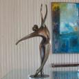 DANCERS 2 (SMALL)  size: 28" x 16" x 8"  weight: 38 lbs  cast bronze 
