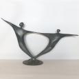 DANCERS (SMALL)  size: 22" x 11" x 2"  weight: 12 lbs  cast bronze