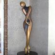 DEMURE (MEDIUM)   size: 42" x 10" x 8"  weight: 80 lbs  cast bronze