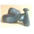 EVE RECLINING (SMALL)  size: 12" x 6" x 6"  weight: 16 lbs  cast bronze 