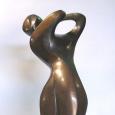 GOLFER - "FOLLOW THROUGH" 32"x9"x9" cast bronze 60 lbs