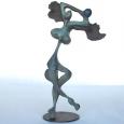 PABLO'S FEMME (small)  size: 13" x 6" x 2 (figure only)  weight: 5 lbs  cast bronze