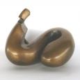 RECLINING 8 (medium)  size: 36” x 24” x 16”   weight: 100 lbs  cast bronze