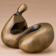 RECLINING 8 (small)  size: 11" x 8" x 7"  weight: 16 lbs  cast bronze 