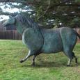 CAVE HORSE (MONUMENTAL) 96"x48"x20" cast bronze 480 lbs
