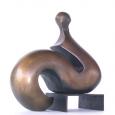SEATED 10 (medium)  size: 32” x 28” x 16”  weight: 100 lbs  cast bronze