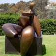 SEATED 4 (MONUMENTAL)   size: 72" x 54" x 48"    weight: 600 lbs   cast bronze 