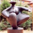 SPINNING DANCER  (MONUMENTAL) size: 56" x 52" x 48" (figure only; base sizes vary)   weight: 580 lbs   cast bronze 