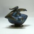 SPINNING LADY 6" [MINIATURE]  size: 6' x 6" x 4"  weight: 2 lbs   cast bronze