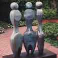REE WOMEN, TWO FISH (MEDIUM)   size: 40" x 36" x 16" weight: 120 lbs   cast bronze 