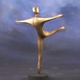 TOURNANT (MINIATURE) 6"x5"x5" cast bronze 1 lb